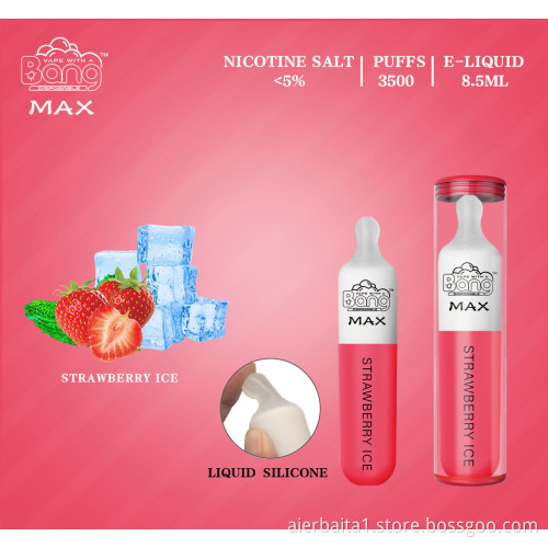Innovation Bang Max Disposable Ecig with Nautilus Coil Heating Wire